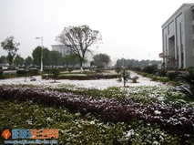 残雪 ，春天来了