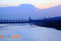 夜幕下的浯溪电站