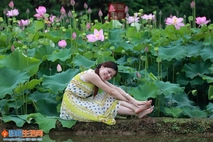 接天莲叶无穷碧，映日荷花别样红